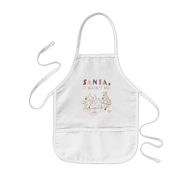 Tigger | Santa, It Wasn't Me Kids' Apron (Front)