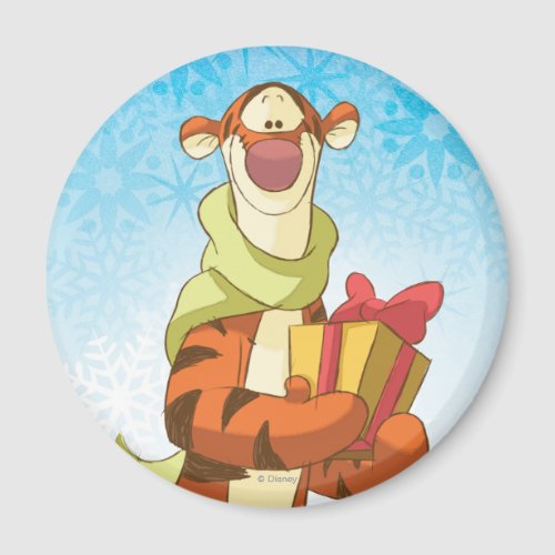 Tigger With Gift Magnet