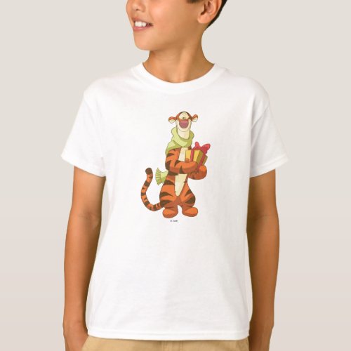 Tigger With Gift T_Shirt