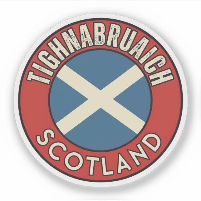 Tighnabruaich, Scotland Sticker (Front)