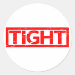 Tight Stamp Classic Round Sticker