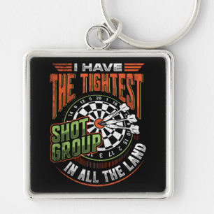 Tightest Shot Group in the Land - Dart Premium Keychain