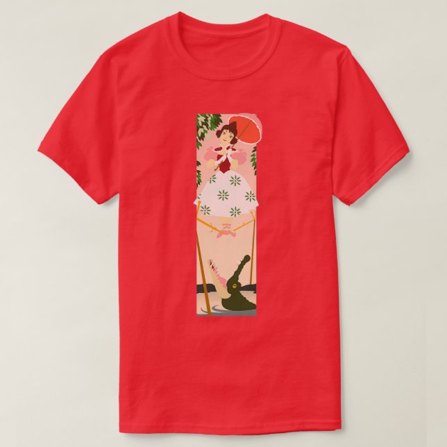 Tightrope Girl T-Shirt (Design Front)