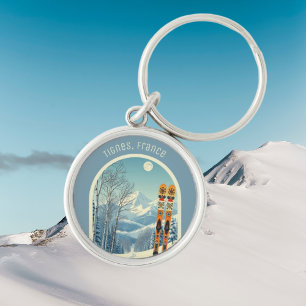 Tignes France ski holiday souvenir Keychain