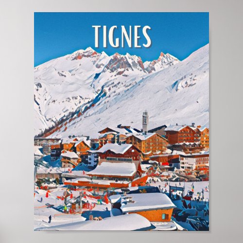 Tignes Ski Resort poster