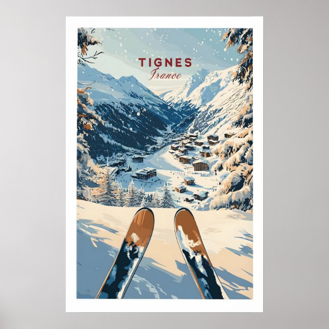 Tignes Travel Poster 1 (Front)