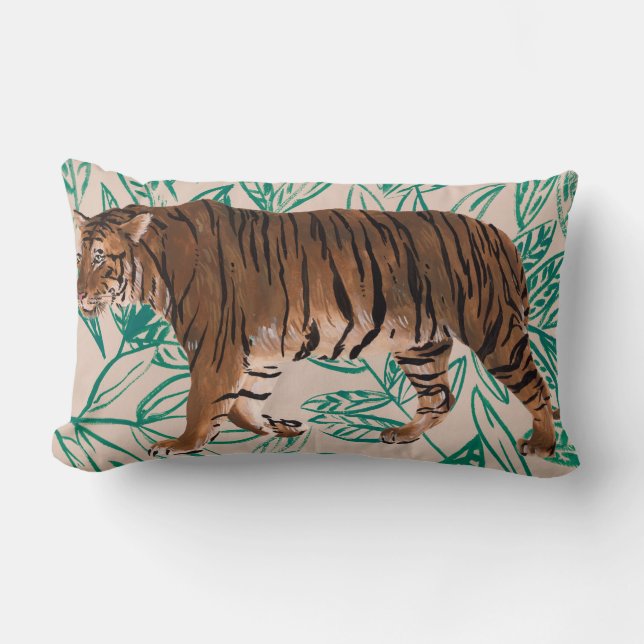 Tigre de Siberie Lumbar Pillow (Front)