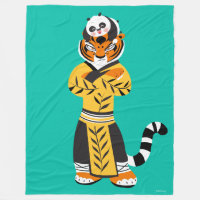 Tigress and Baby Panda Fleece Blanket