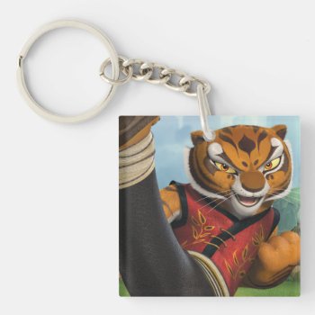 Tigress Kick Keychain by kungfupanda at Zazzle