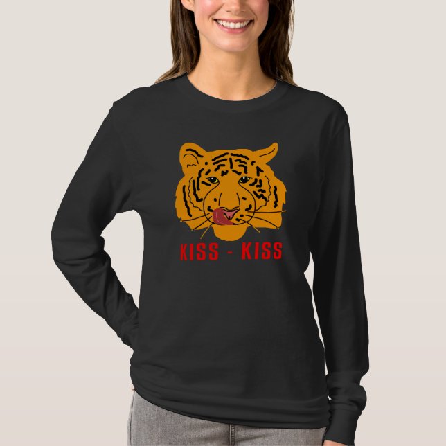 Tigress - Kiss - Kiss Dark T-Shirt (Front)