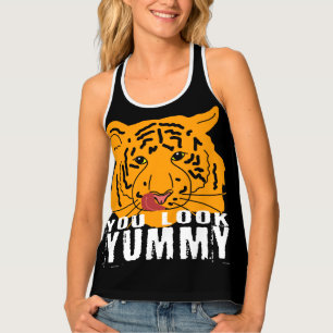 Tigress - You Look Yummy Dark Tank Top
