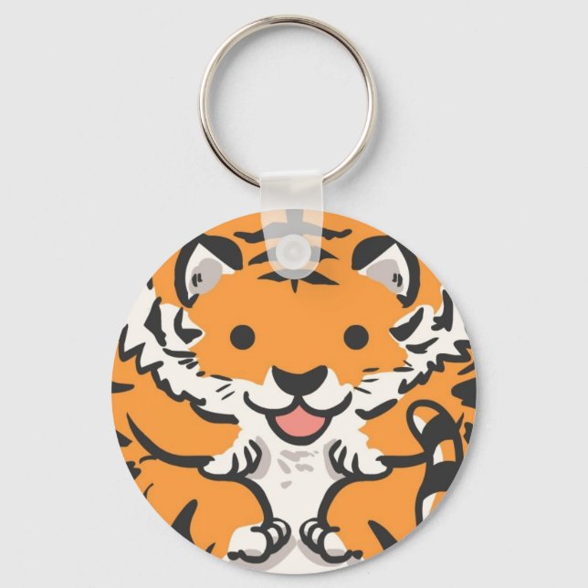 Tigrrrr Keychain (Front)