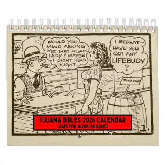 Tijuana Bibles 2026 Wall Calendar (Safe for Work)