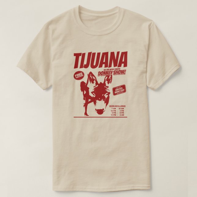 Tijuana Donkey Show Urban Legend T-Shirt (Design Front)