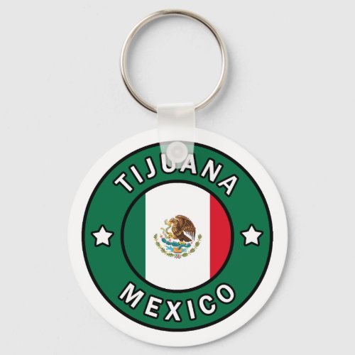 Tijuana Mexico button Keychain