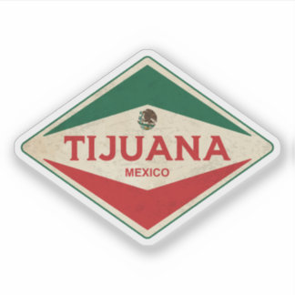 Tijuana Mexico Vintage Sticker