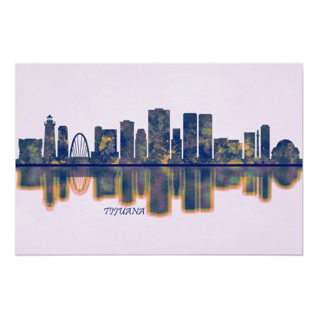 Tijuana Skyline Poster (Front)