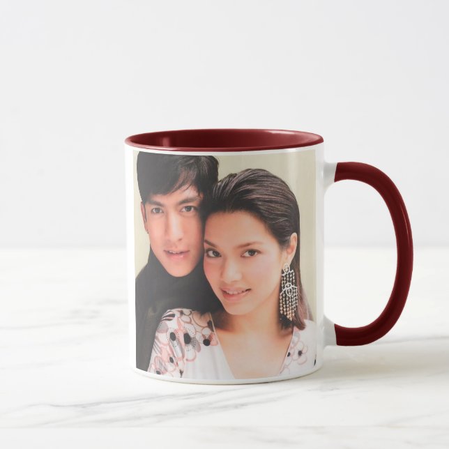 Tik-Jesadaporn and Aom-Phiyada Mug (Right)