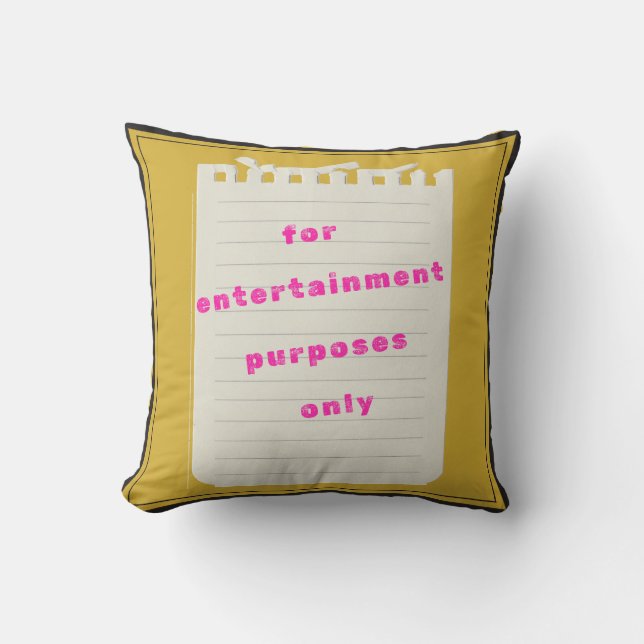 Tik Tok Lines Throw Pillow (Front)