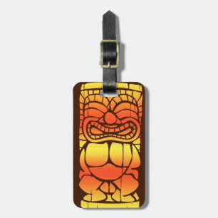 Tiki Ailani Hawaiian Sunset Blend Luggage Tags