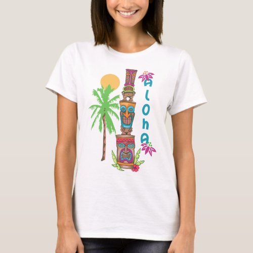 Tiki Aloha T_Shirt