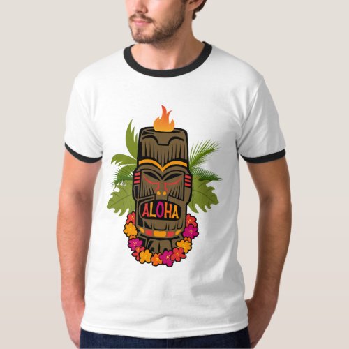 Tiki Aloha T_Shirt