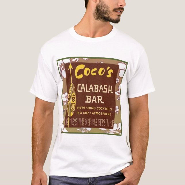 Tiki Art - Cocos Calabash Bar T-Shirt (Front)
