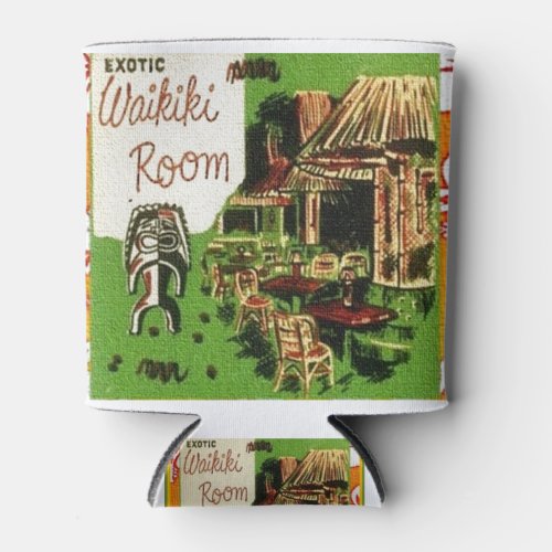 Tiki Art _ Exotic Waikiki Room Can Cooler