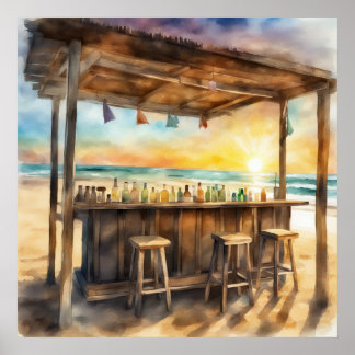 Tiki Bar - 1 - Poster