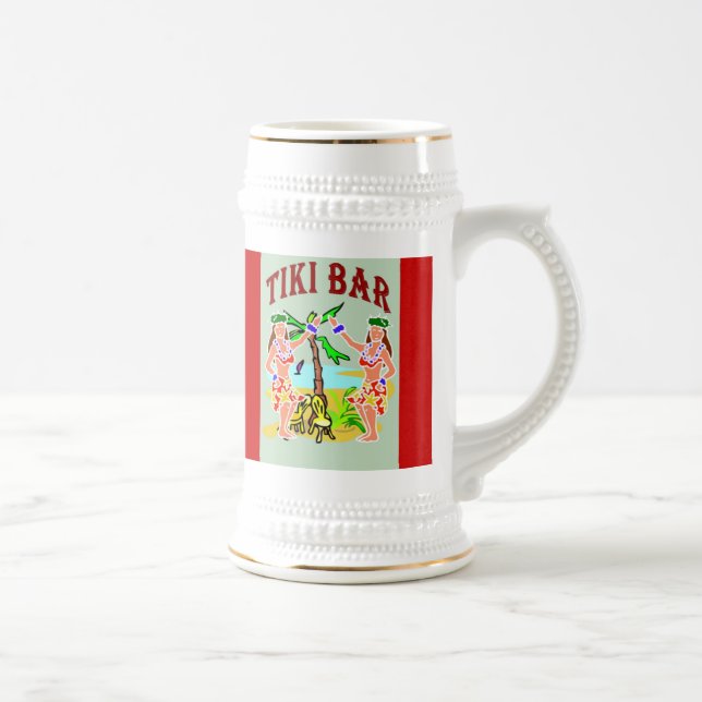 Tiki Bar Beer Stein (Right)