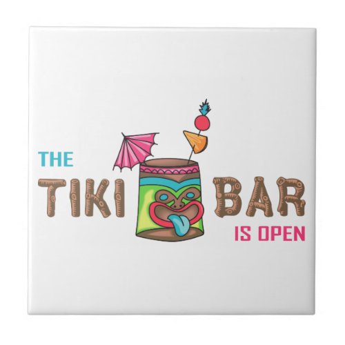 Tiki Bar Ceramic Tile