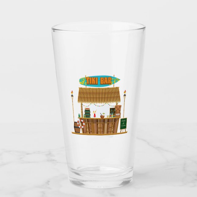 Tiki Bar Glass (Front)
