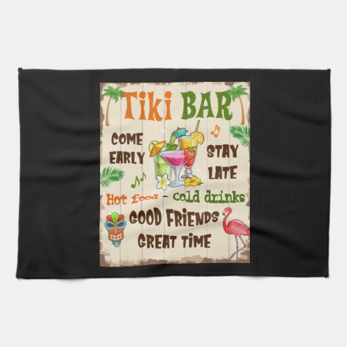 Tiki Bar Kitchen Towel