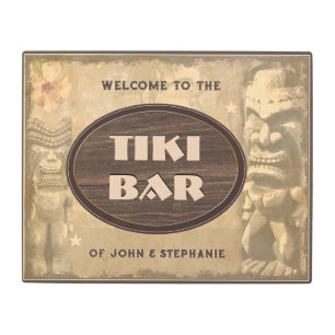 Tiki Bar Metal Print
