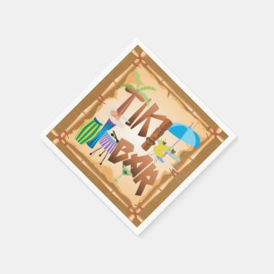 Tiki Bar Napkins