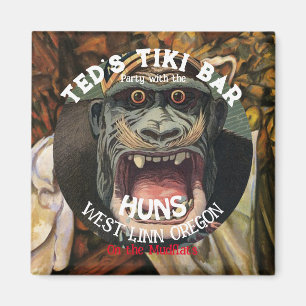 Tiki Bar Party with the HUNS on the Mudflats Magnet