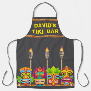 Tiki Bar Personalized Apron