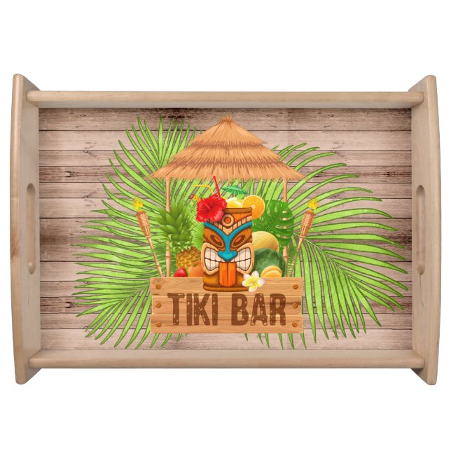 Tiki Bar  Serving Tray (Front)