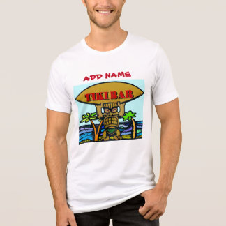 Tiki Bar Sign, add name Tri-Blend Shirt