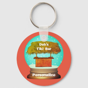 American Carnival Mart St. Louis Keychain - 2D Snow Globe (DZ)