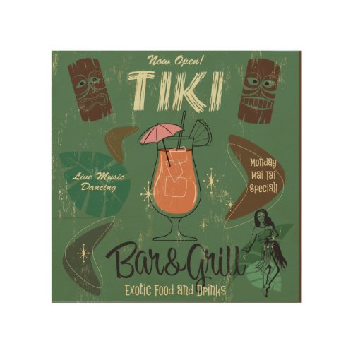 Tiki Bar Wall Decor