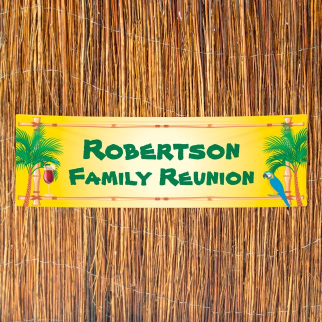 Tiki Beach Family Reunion Banner (Creator Uploaded)
