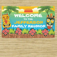 Tiki Beach Sunset Family Reunion Welcome