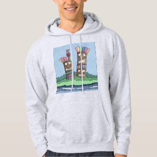 Tiki Bird Rosebud    Hoodie
