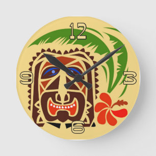 Tiki Club Clock