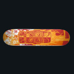 Tiki deck with flames<br><div class="desc">it's a hot one.</div>