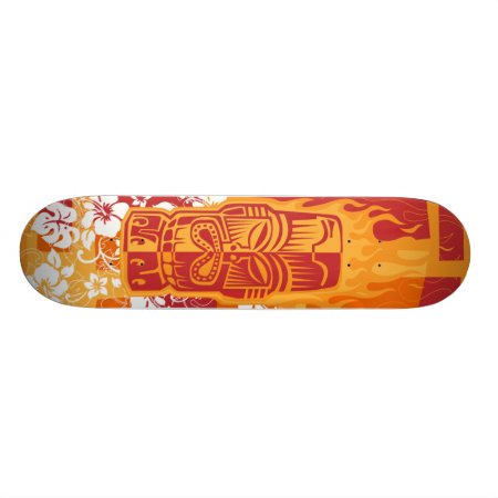 Tiki Deck With Flames