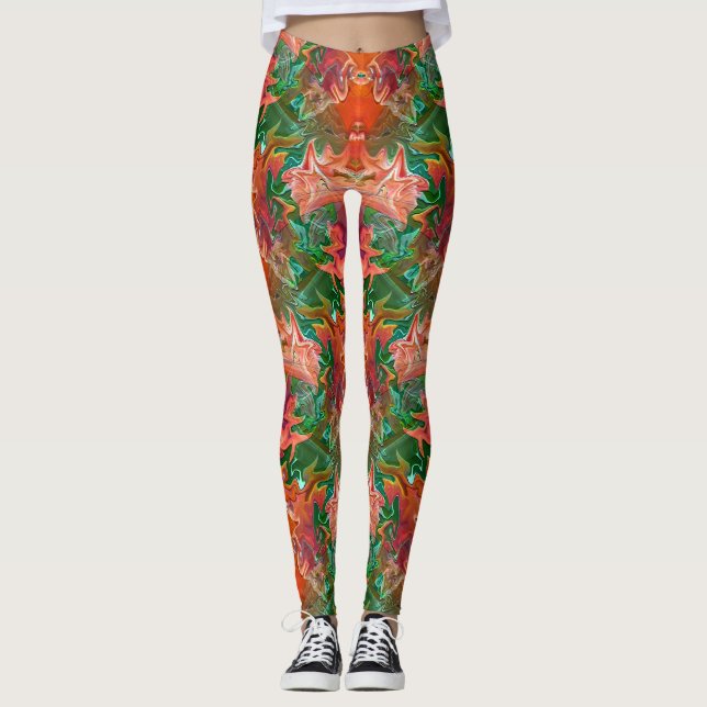 Tiki Garden..... Leggings (Front)