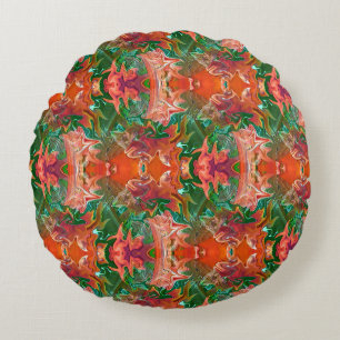 Tiki Garden..... Round Pillow