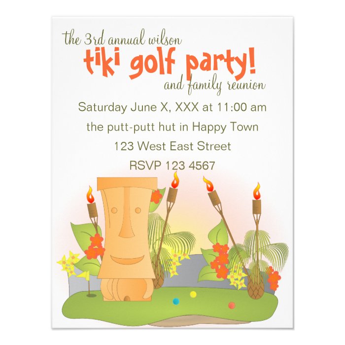 Tiki Golf Custom Announcements